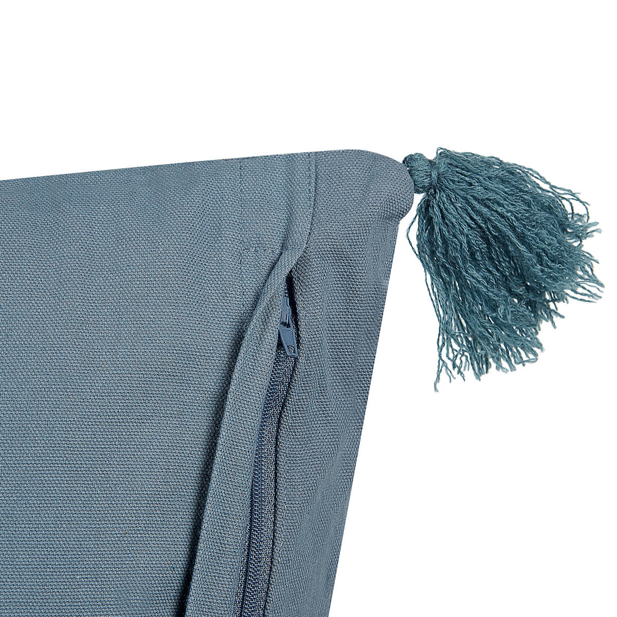 DEKOKISSEN 2er-Set Dunkelblau 45/45 cm Ribes - Dunkelblau, Textil (45/45cm) - Beliani