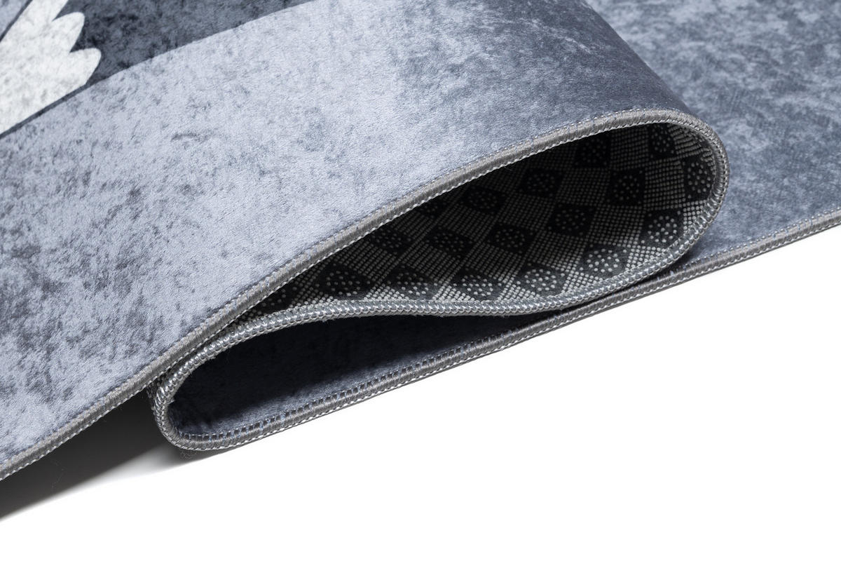 TEPPICH EMMA Grau 140/200 cm - Grau, Kunststoff (140/200cm) - Tapiso