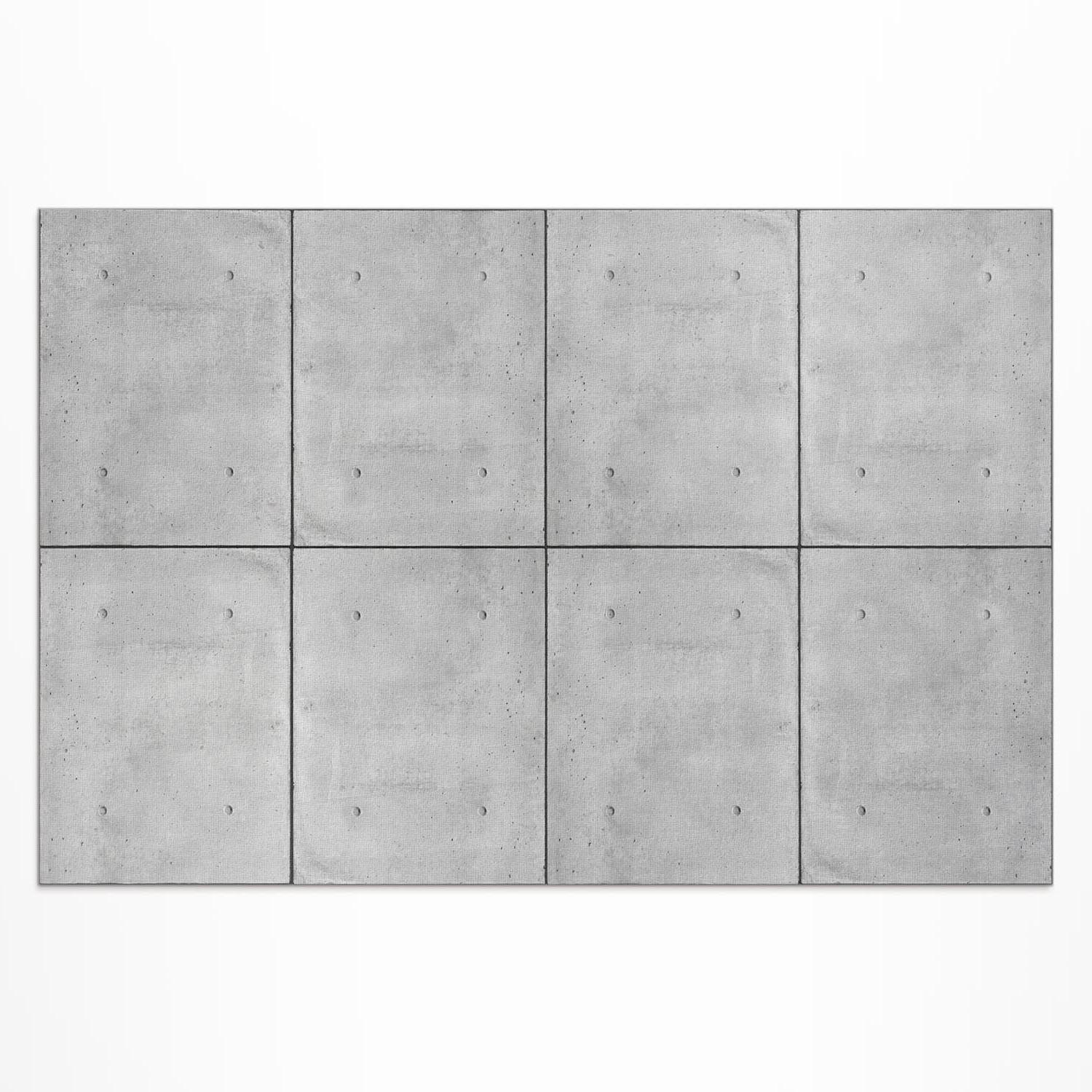 TEPPICH 60x90 cm Rohplatten Optik - Schieferfarben, Kunststoff (60/90cm) - Wallfluent