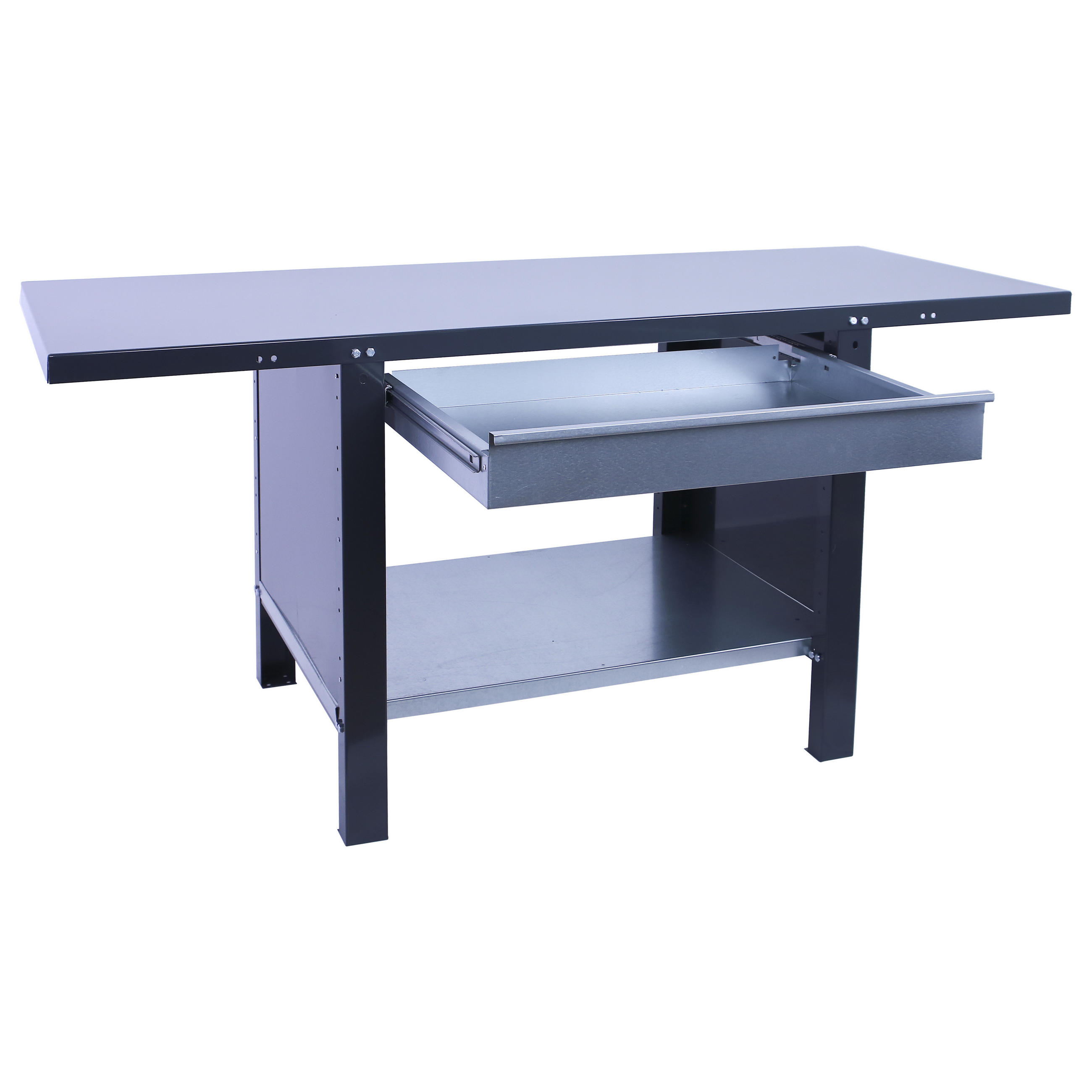 WERKBANK Buffalo Metal mit 1x Schublade HxBxT 83 x 180 x 73 cm Traglast 700 kg Anthrazit - Anthrazit, Metall (180/83/73cm) - PROREGAL