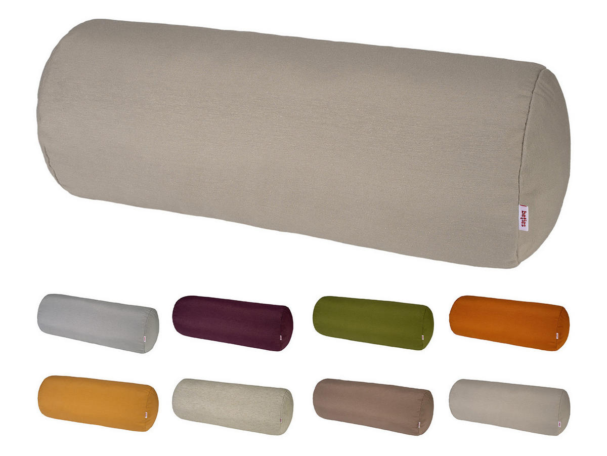 XL-NACKENROLLENHÜLLE Wunschton taupe 25/70 cm - Taupe, Textil (25/70cm) - beties Heimtextil