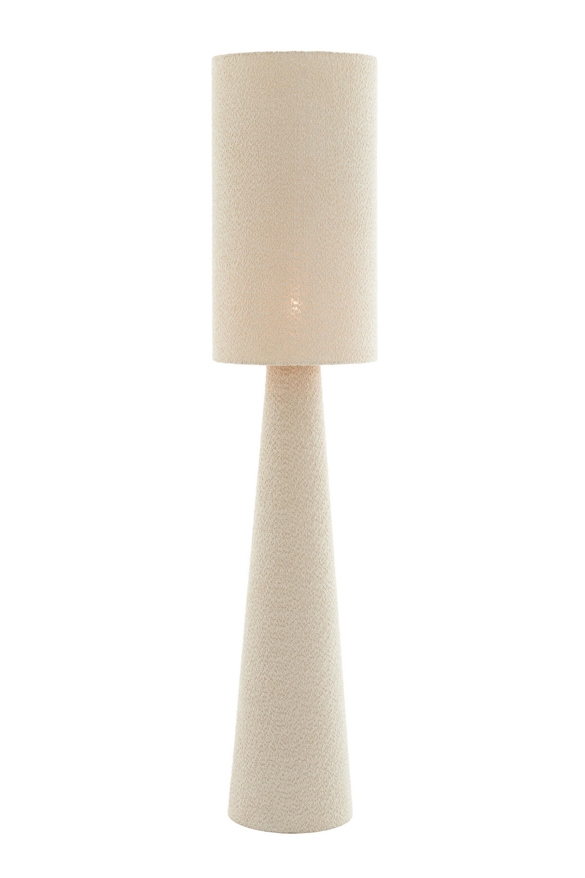 STEHLAMPE - Braun - 38/38/180 cm - Braun, Textil (38/38/180cm) - Light & Living