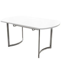 ESSTISCH 140/180 x 80 cm in weiße，Ausziehbarer - Weiß, Holz (180/80/75.5cm) - KOMHTOM