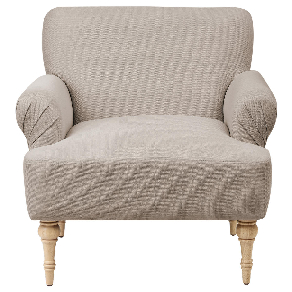 SESSEL Stoff Taupe Fredros - Taupe, Textil (71/82/75cm) - Beliani