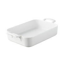 AUFLAUFFORM 170 cl RECHTECKIG Weiss REVOL - Weiß, Keramik (26/18.5/6cm) - Revol Porcelaine France