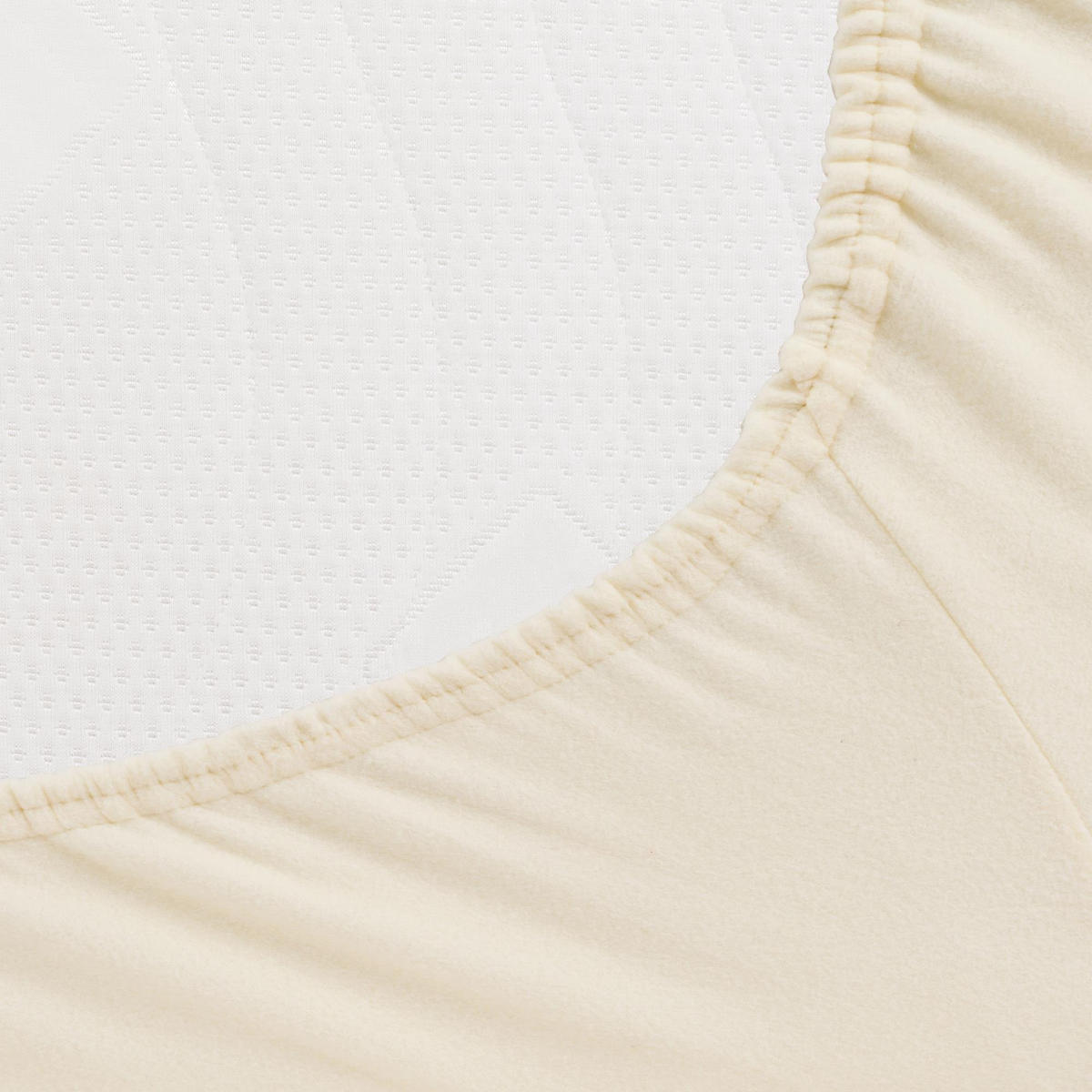 SPANNBETTLAKEN-TEDDY Warmes Winter Bettlaken 90x200 cm, Kuscheliges Teddy Laken Creme - Beige, Textil (90/200cm) - Carpe Sonno