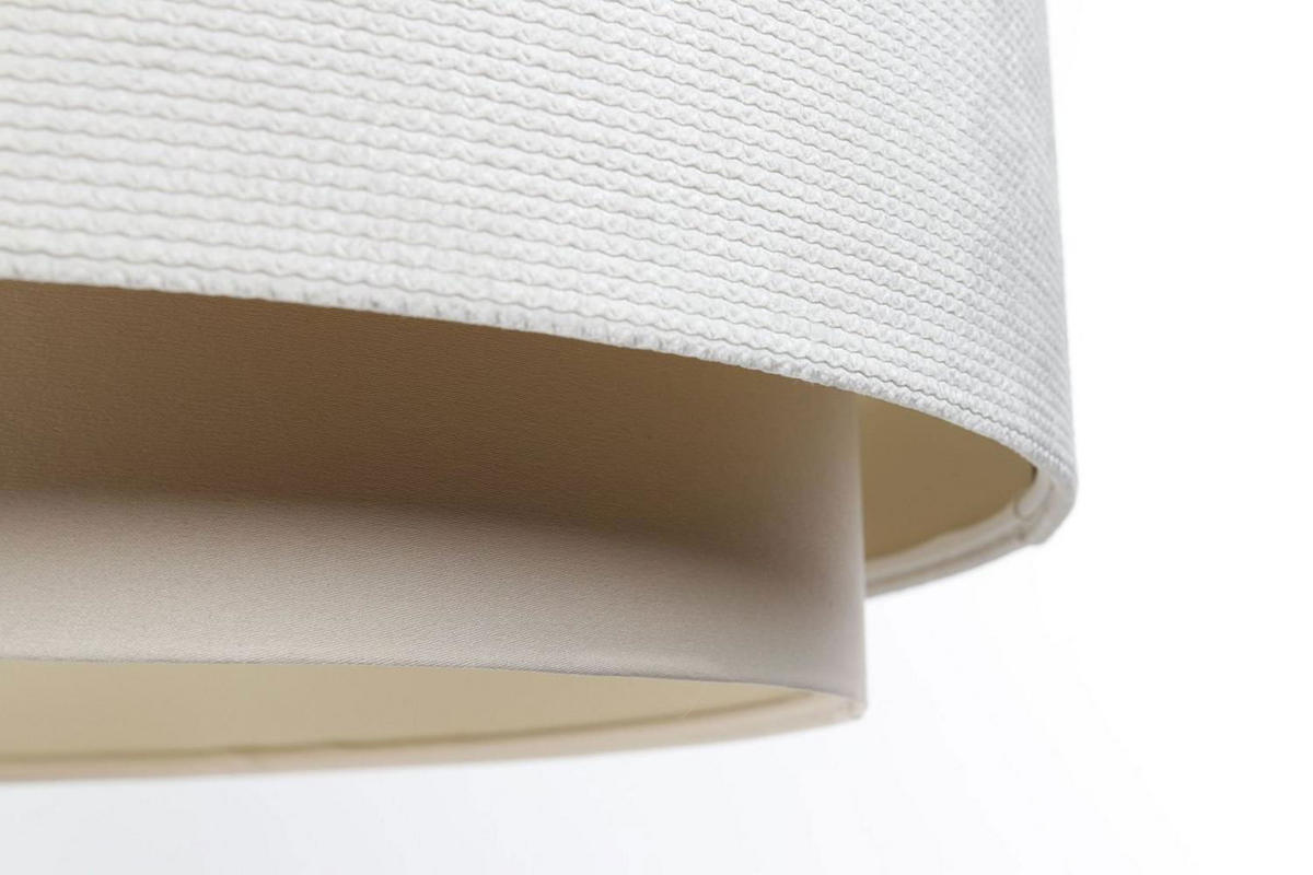 HÄNGELEUCHTE Weiß 60/25 cm - Weiß, Kunststoff (60/1/25cm) - ONZENO