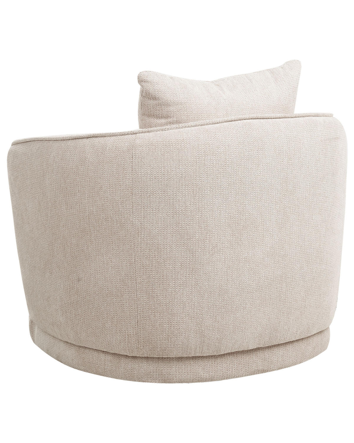 DREHSESSEL Beige Andalen - Beige, Textil (85/74/79cm) - Beliani