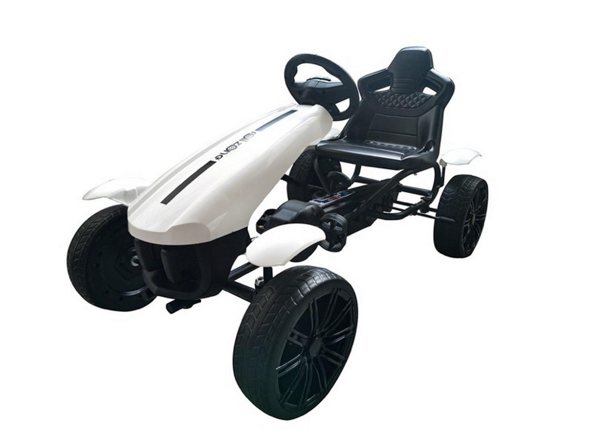 GOKART TRETAUTO Matteo weiß - Weiß, Kunststoff (115/62/60cm) - TPFLiving