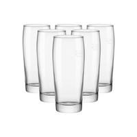 WILLI BECHER GEEICHT transparent 0,25 l 6er Set - Transparent, Glas (0.25L) - Van Well