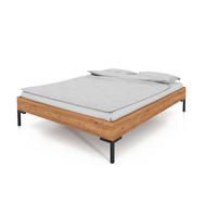 BETTGESTELL LEON 90x220 Wildeiche - Wildeiche, Holz (90/220cm) - byoak
