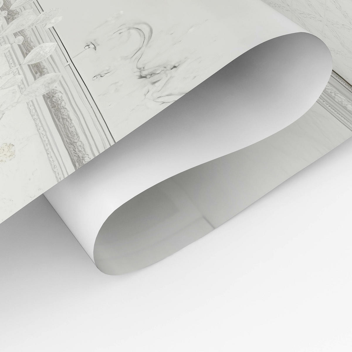 POSTER für Badezimmer WC ESEL im Anzug auf Toilette mit Zeitung Abstraktion 30x40cm - Beige/Schwarz, Papier (30/40/40cm) - Muralo