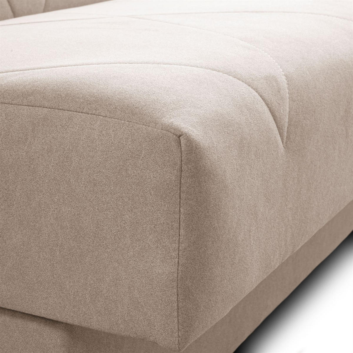 SCHLAFSOFA VERO mit Schlaffunktion Castel 15 - Beige, Textil (191/88/90cm) - Lookway
