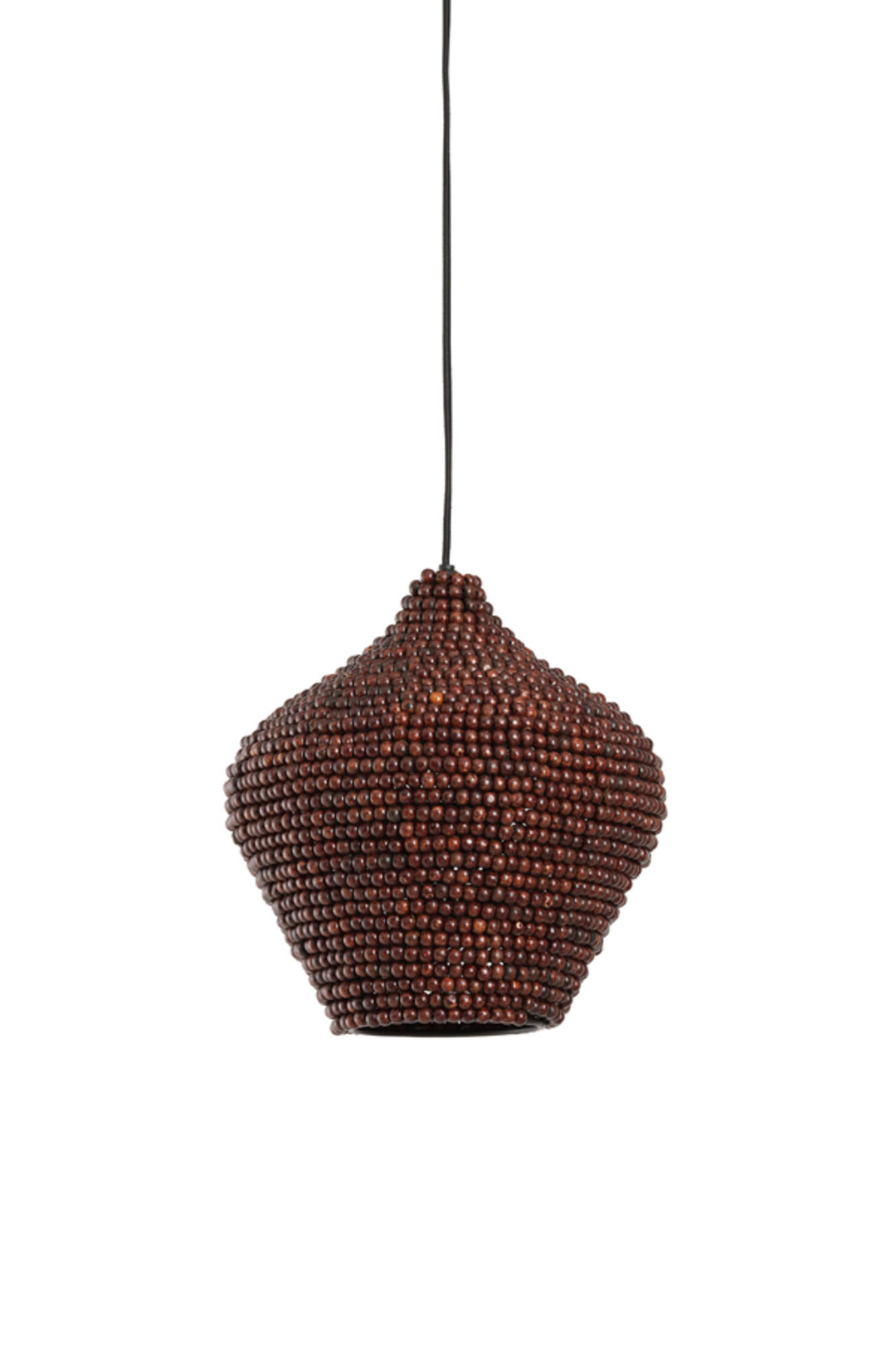 HÄNGELAMPE Kalenga Braun Ø28/30 cm - Dunkelbraun, Metall (28/28/30cm) - Light & Living