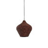 HÄNGELAMPE Kalenga Braun Ø28/30 cm - Dunkelbraun, Metall (28/28/30cm) - Light & Living
