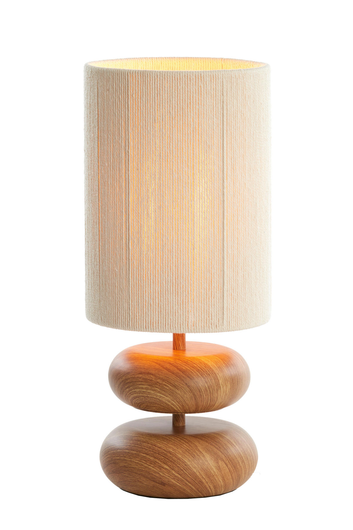 TISCHLAMPE Danialo Braun Ø22/50,5 cm - Braun, Metall (22/22/50.5cm) - Light & Living