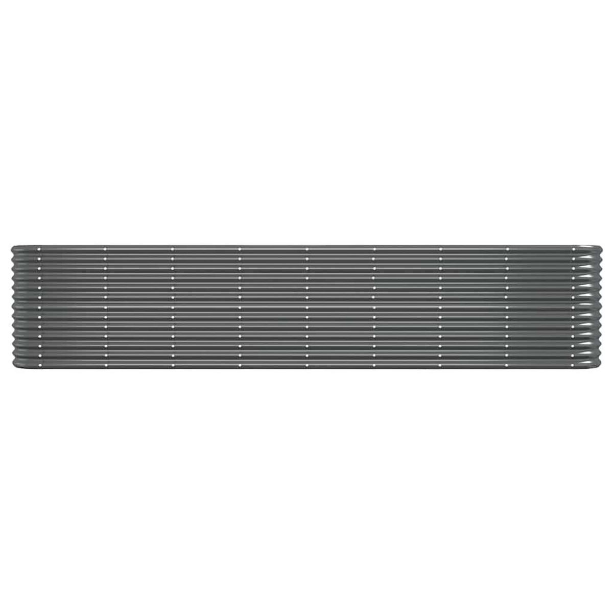 HOCHBEET Verzinkter Stahl 332/40/68 Cm Anthrazit - Anthrazit, Metall (332/68/40cm) - vidaXL