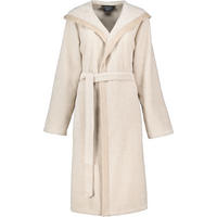BADEMANTEL DAMEN KAPUZE TWO-TONE 6425 NATUR - 33 - Beige, Textil (Mnull) - Cawoe