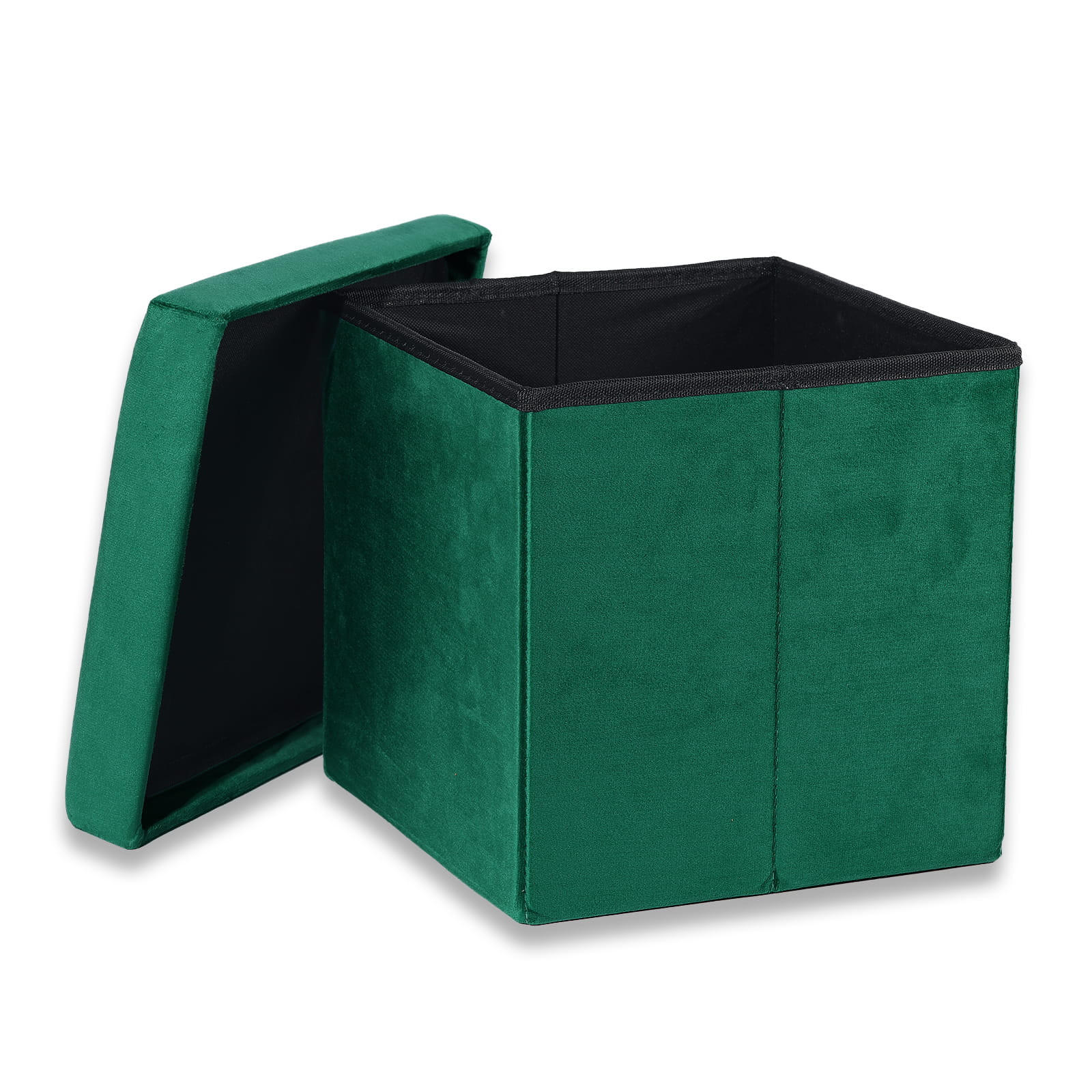 SITZBOX Cortona M Grüner Samt - Grün, Textil (30/30/30cm) - Komodee