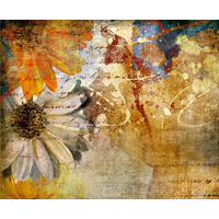 FOTOTAPETE Blumen 375 x 270 cm - Gelb, Papier (375/270cm) - Sanders & Sanders