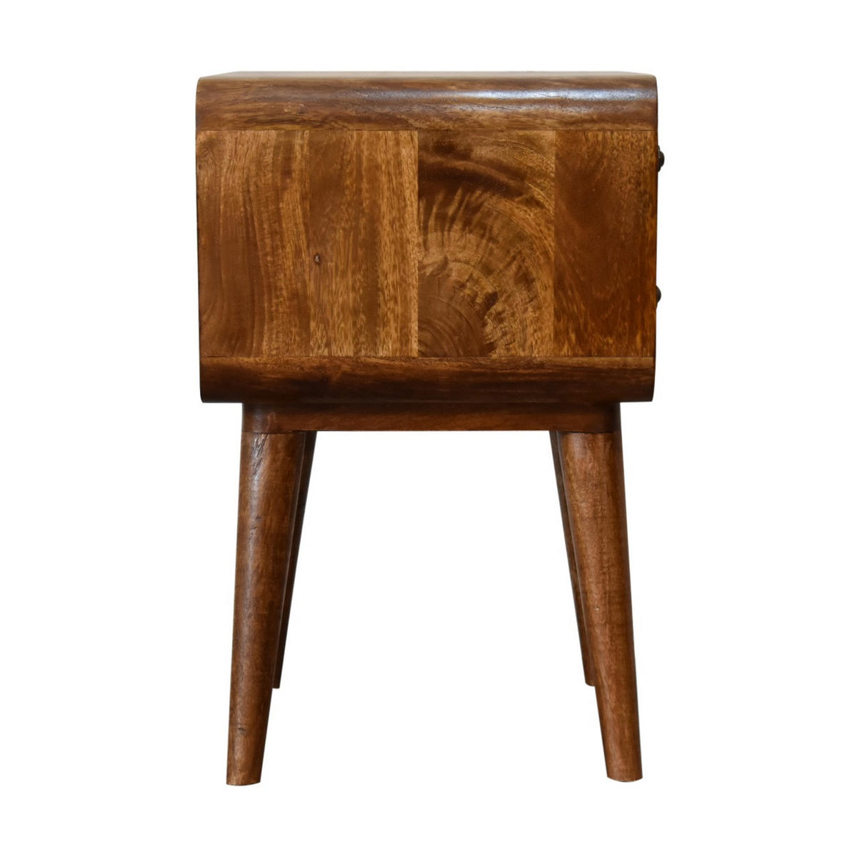 NACHTTISCH Levitate - Messingfarben/Braun, Holz/Metall (45/55/35cm) - Artisan Furniture