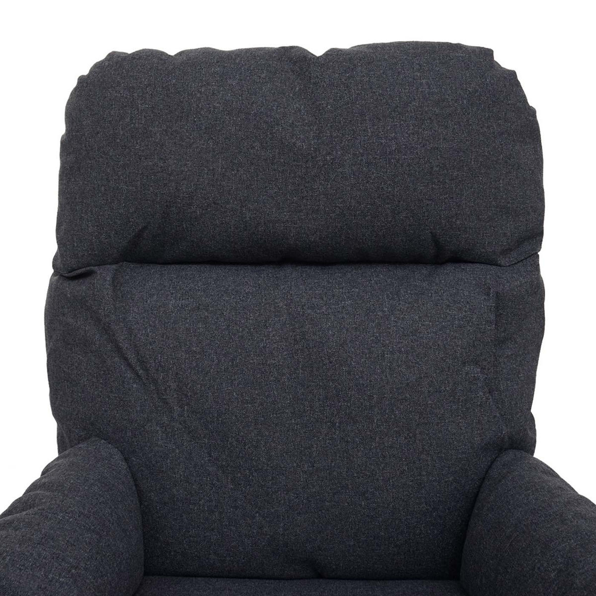 RELAXSESSEL + HOCKER Grau - Grau, Textil (72/101/73cm) - MCW
