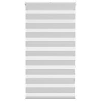 DOPPELROLLO 80/150 cm Stoffbreite 75,9 cm aus Polyester Hellgrau - Hellgrau, Textil (80/150cm) - vidaXL