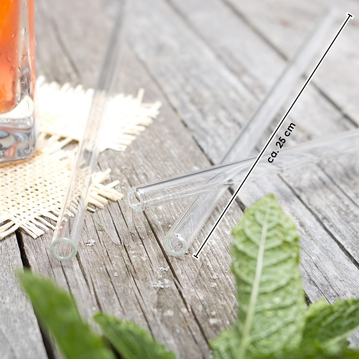 GLAS-TRINKHALME, transparent - Transparent, Glas (0.8/25cm) - bremermann