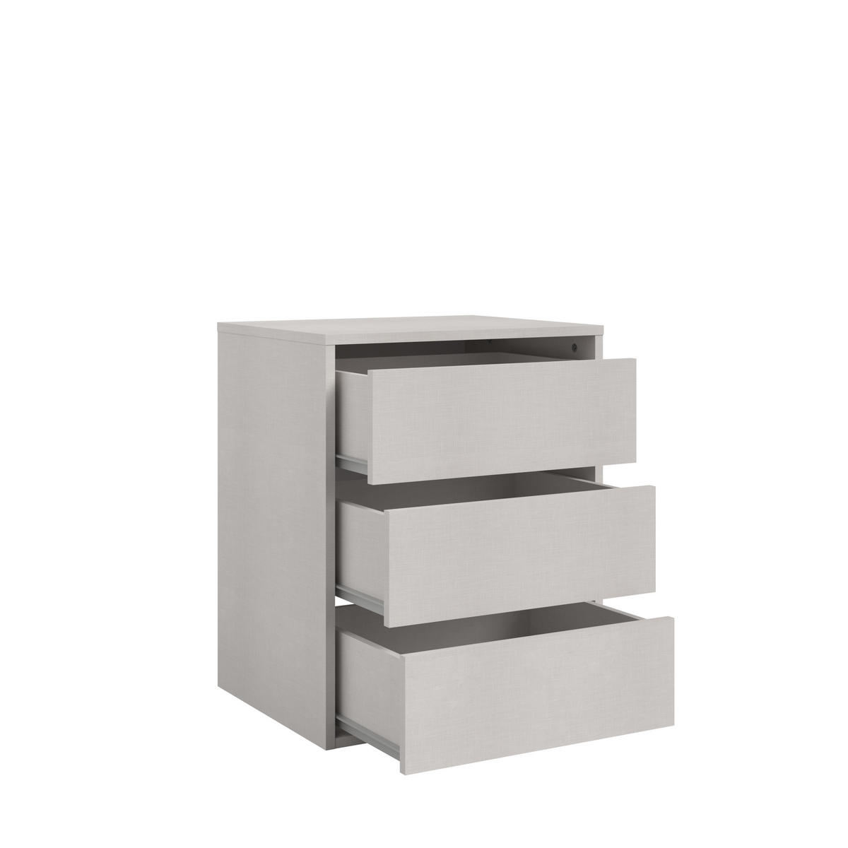 KLEIDERSCHRANK Swing 14 in Weiß von Parisot – Schwebetürenschrank 2 türig mit Schubkasteneinsatz - Weiß, Holzwerkstoff (80/200/120cm)