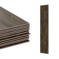 PVC Bodenbelag - Dunkelbraun, Kunststoff/Stein (1.8/91/15cm) - Relaxdays