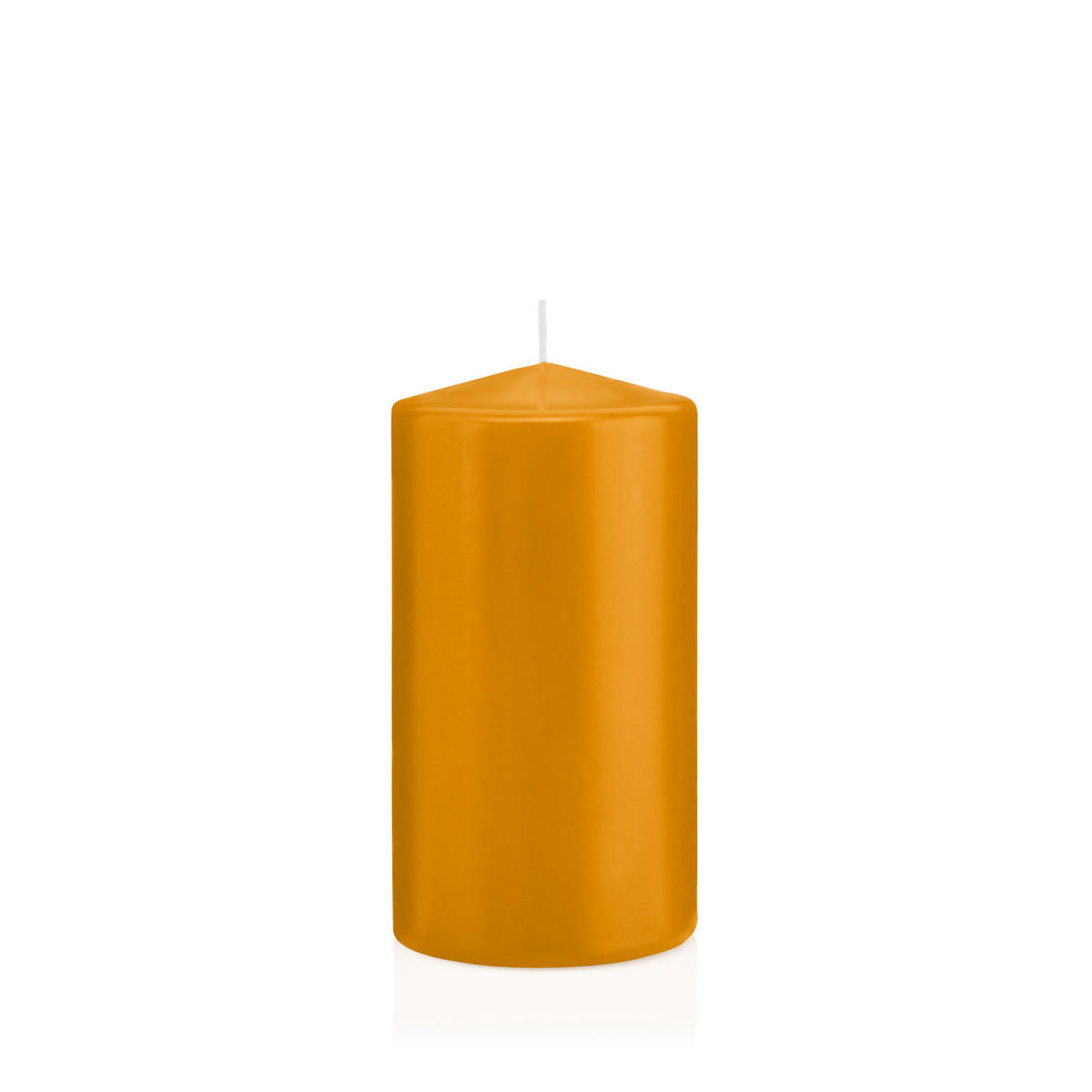 STUMPENKERZEN Natur Ø 68 x 130 mm, 12 Stück - Naturfarben, Paraffin (7/13cm) - Wiedemann Kerzen