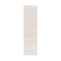 HOCHFLOR-TEPPICH Focus 3382 Creme 80x300 cm - Creme, Textil (80/300cm) - carpet city