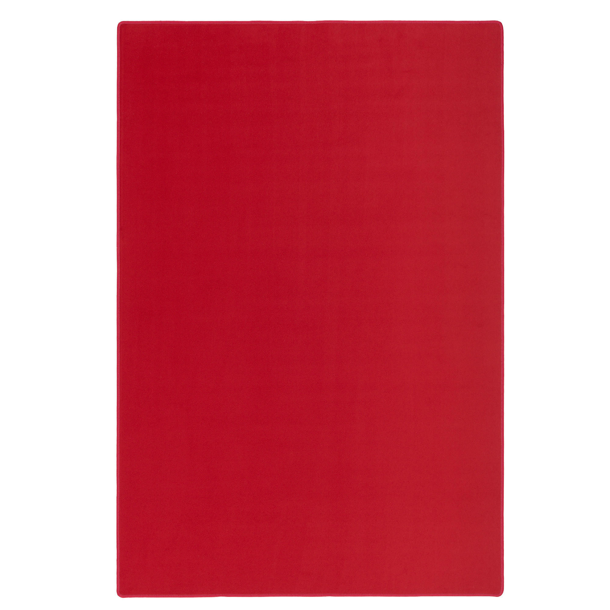 BASIC VELOURS TEPPICH CARLA - Weinrot, Textil (80/160cm) - Snapstyle