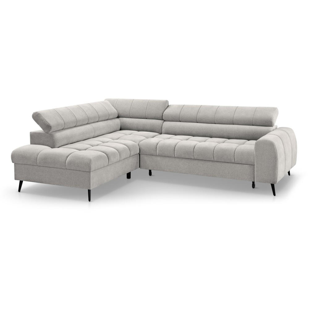 Beautysofa Eckschlafsofa Cappuccino 265x205 cm
