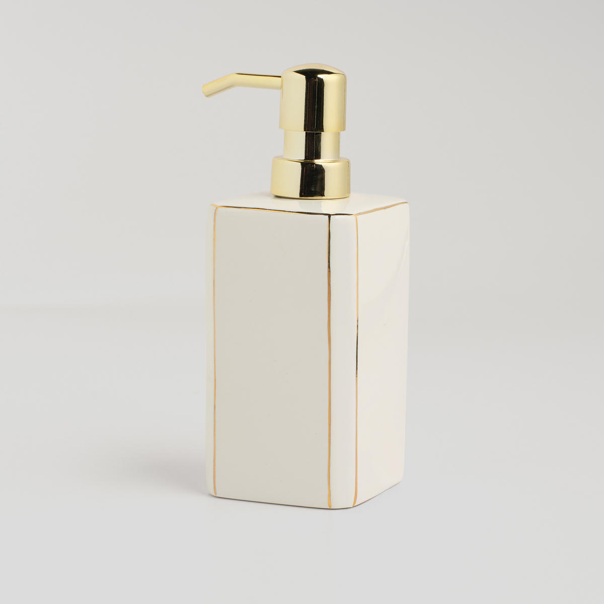 SEIFENSPENDER Lorenzo - Weiß, Keramik (7/18/7cm) - home&you