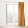 FERTIGVORHANG mit Schlaufenband honiggelb 140 x 280 cm - Gelb, Textil (140/280/1cm) - Dekoria