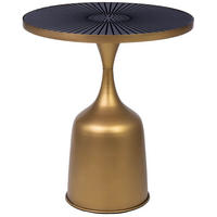 TISCH aus Metall, 40x46cm - Goldfarben, Metall (40/40/46cm) - Wanderlust