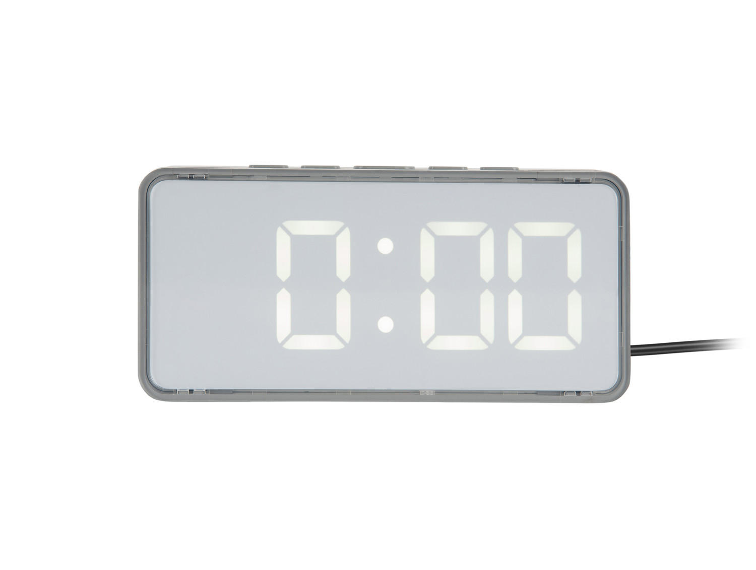 WECKER Audaz 14/2/6 cm - Weiß, Kunststoff (2/6/14cm) - Karlsson