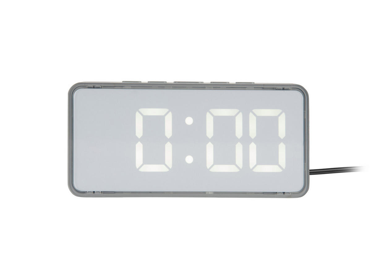 WECKER Audaz 14/2/6 cm - Weiß, Kunststoff (2/6/14cm) - Karlsson