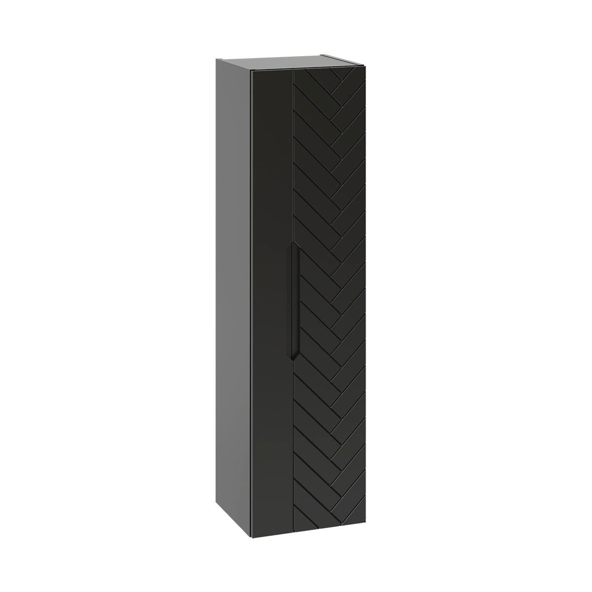 BADMÖBEL 80.6cm Daria 2er-Set Schwarz - Schwarz, Holzwerkstoff (80.6/84.2/46.5cm) - Petits-meubles