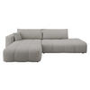 ECKSOFA Furyn O, Seite: Links - Schwarz/Grau, Holzwerkstoff/Kunststoff (262/145cm) - MIRJAN24