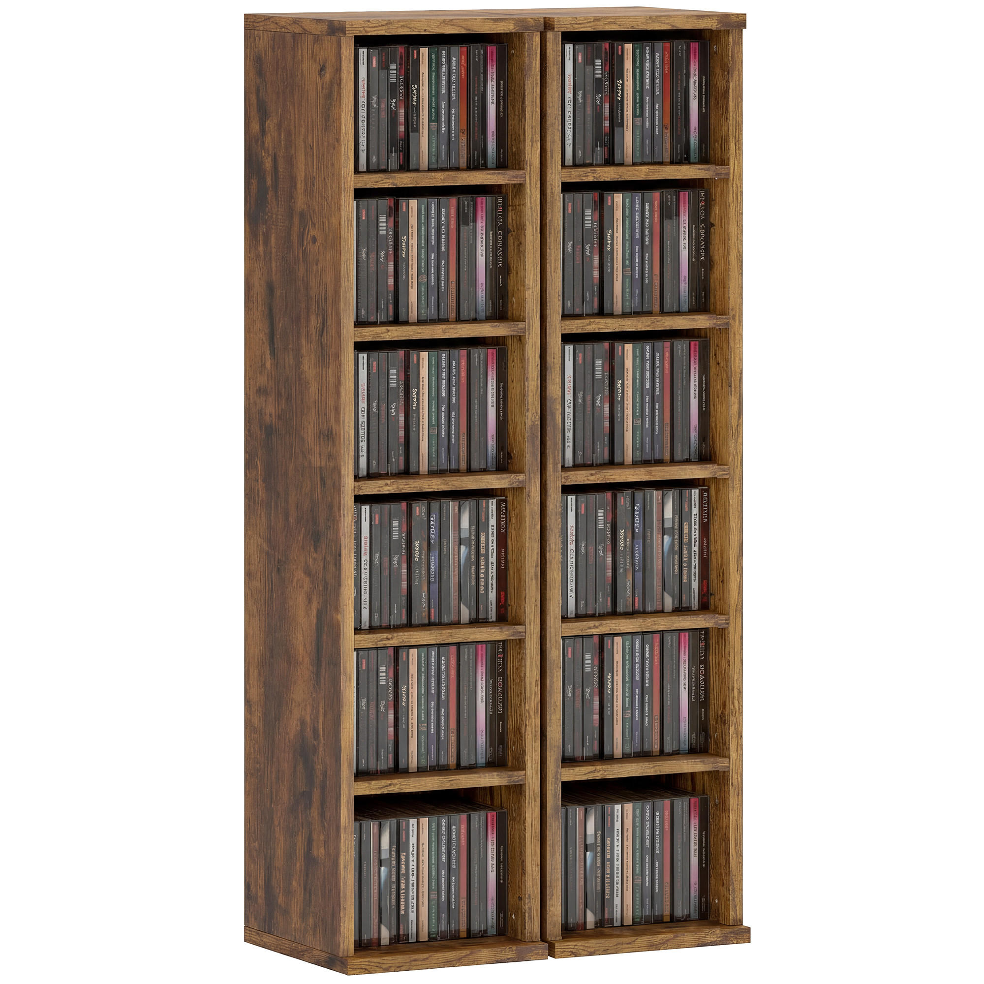 ComfortXL Cd-Regal Braun 22.5x88.5x21 cm