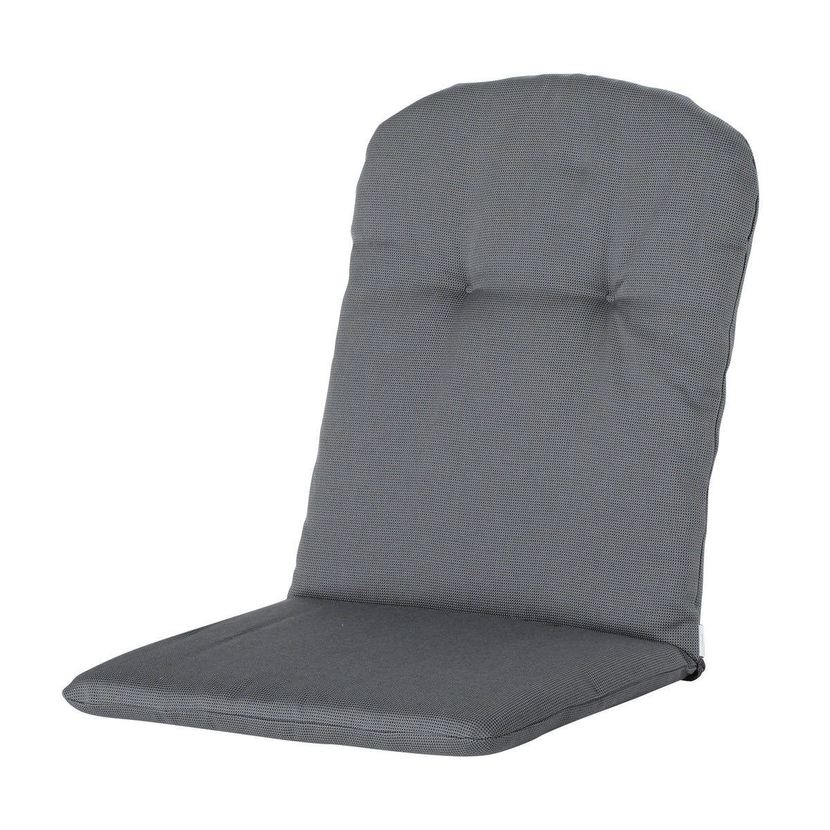 GARTENSTUHLKISSEN Rippe 96/45 cm 4-teilig - Grau, Textil (45/5/96cm) - Madison