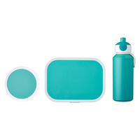 LUNCHSET Campus türkis 3er Set - Türkis, Kunststoff (1/1/1cm) - Mepal