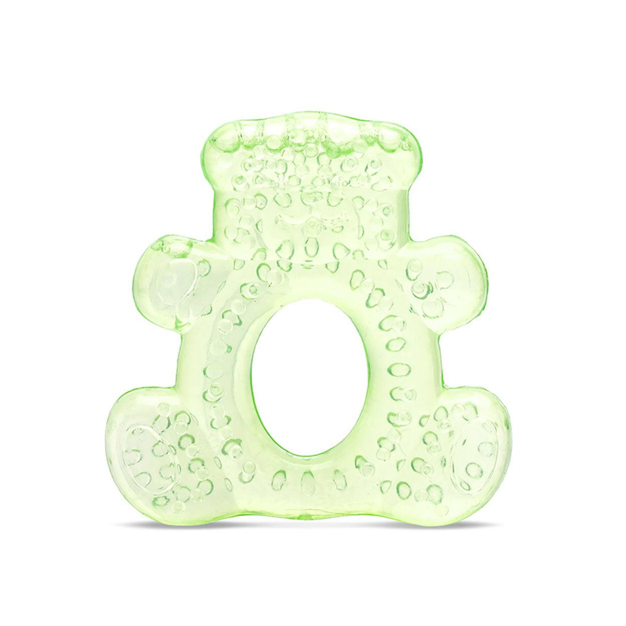 BEISSRING Bär grün Kühlbeißring Zahnungshilfe massiert lindert wassergefüllt - Grün, Kunststoff (8/9cm) - Lorelli