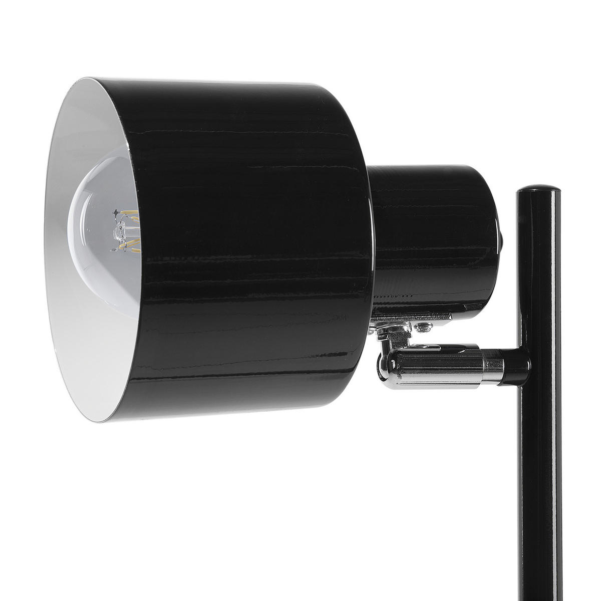 STEHLAMPE Corbones 23/23/149 cm - Schwarz, Metall (23/23/149cm) - Beliani