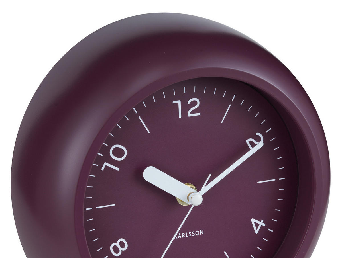 WANDUHR Slope Ø20 cm - Pflaume, Kunststoff (20/6.7/20cm) - Karlsson