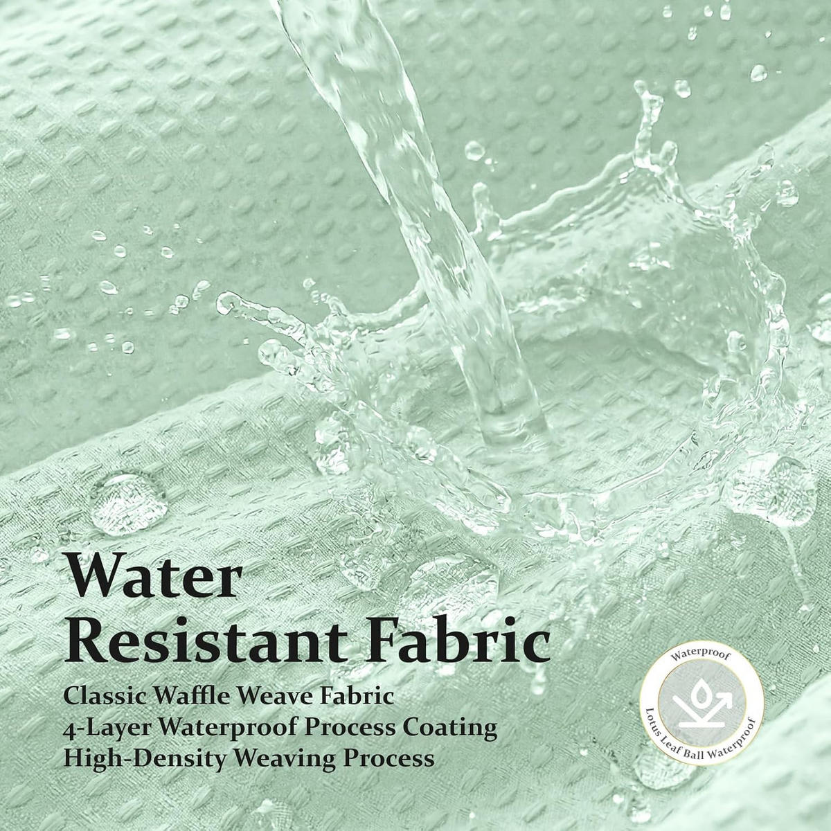 DUSCHVORHANG 150 cm x 180 cm Minzgrün - Mintgrün, Textil (180/150cm) - Vallsero
