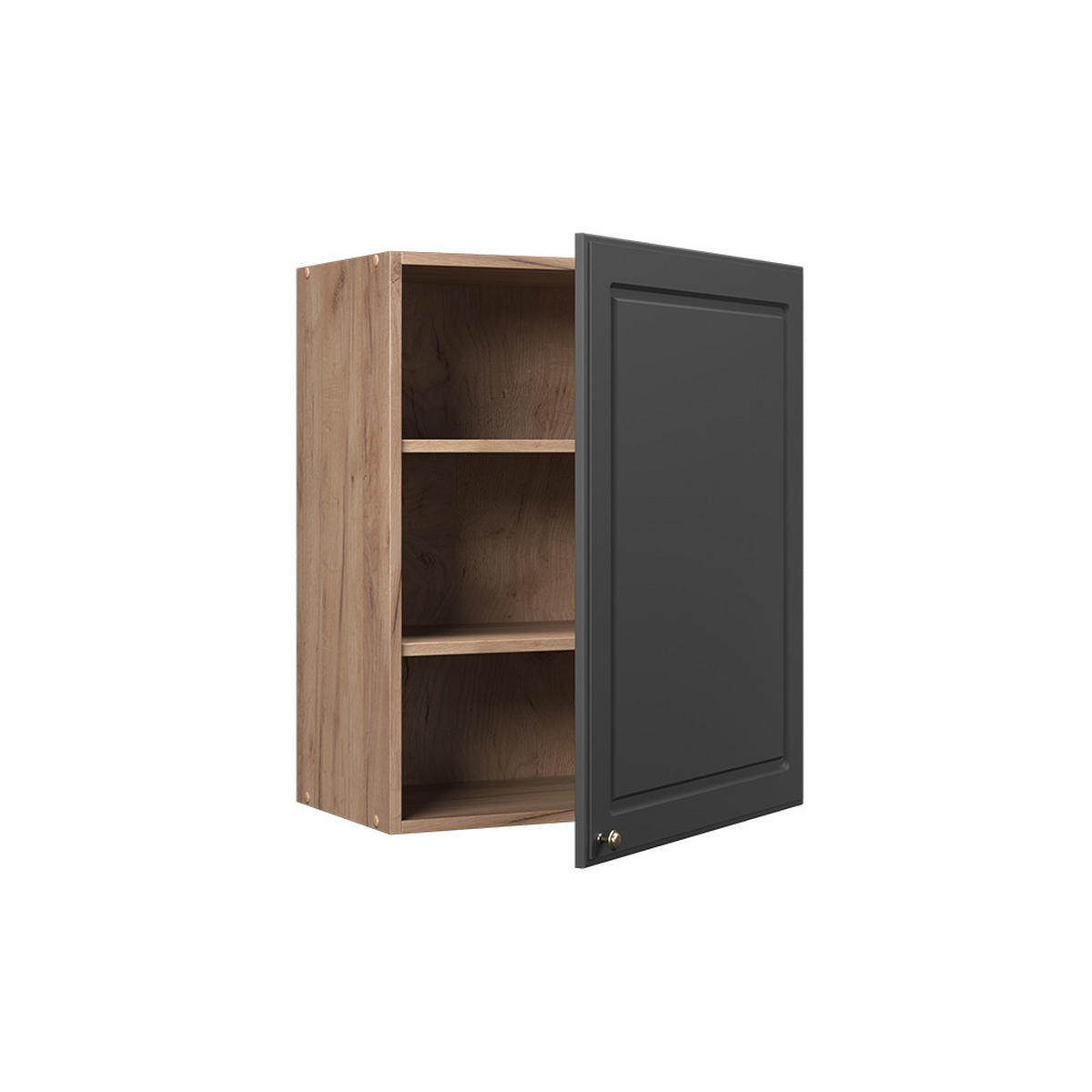 HÄNGESCHRANK Fame-Line, Anthrazit Landhaus, 60 cm - Eichefarben/Anthrazit, Holzwerkstoff (60/72/34.1cm) - Vicco