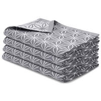 GESCHIRRTÜCHER, 4er-Set, 50 x 70 cm, 100% Baumwolle, Grau - Grau, Textil (50/70cm)